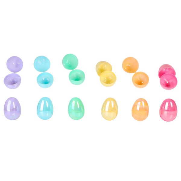 Äggjaktsägg Färgmix Pastell 6 cm 12-pack