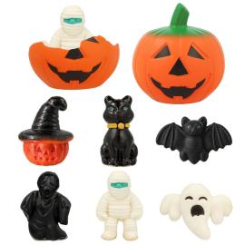 Pumpa med V&auml;xande Halloweenfigur