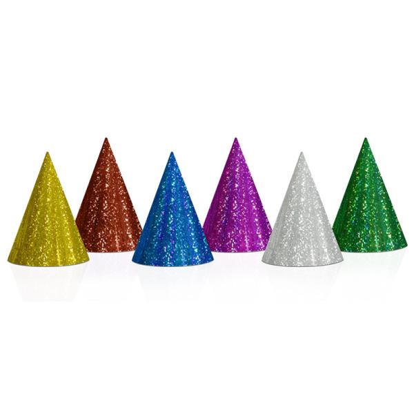 Partyhattar Prismatiska Mix 20-pack