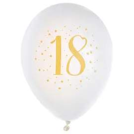 18 Års Ballonger Stjärnor