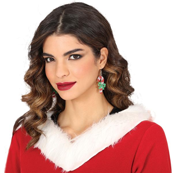 Örhängen Glittriga Polkagrisar