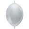 Länkande Latexballonger Silver