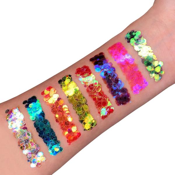 Moon Glitter Iriserande Chunky Glitter