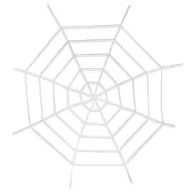 Gigantiskt Spindelnät Halloweendekoration