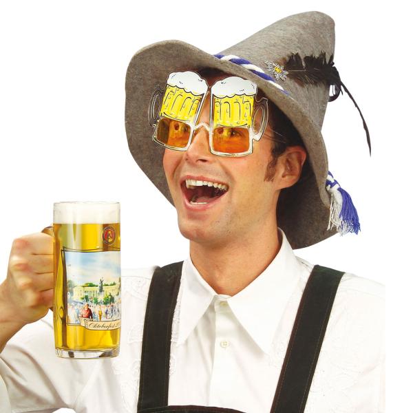 Oktoberfesthatt med Fjäder Spetsig