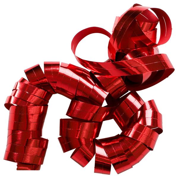 Serpentiner Metallic Röd 2-pack