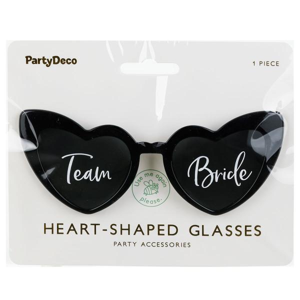 Team Bride Hjärtformade Glasögon