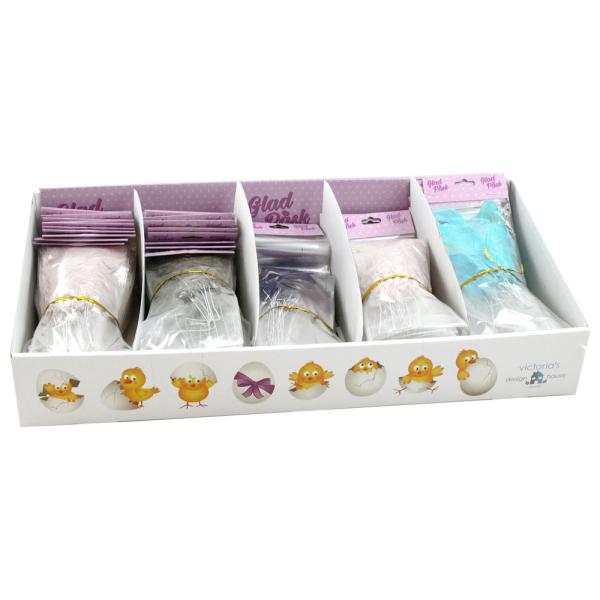 Påskfjädrar Pastell 25-pack