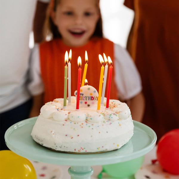 Happy Birthday Tårtljus Stjärnor 11-pack