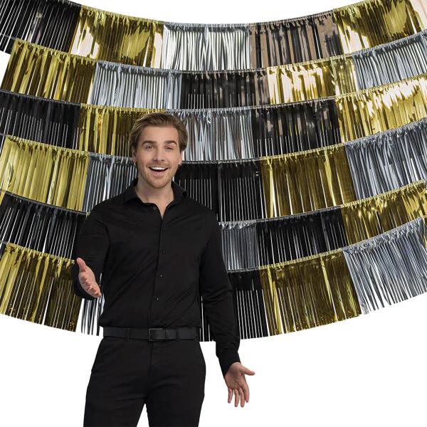 Fotobakgrund Girlang med Fransar