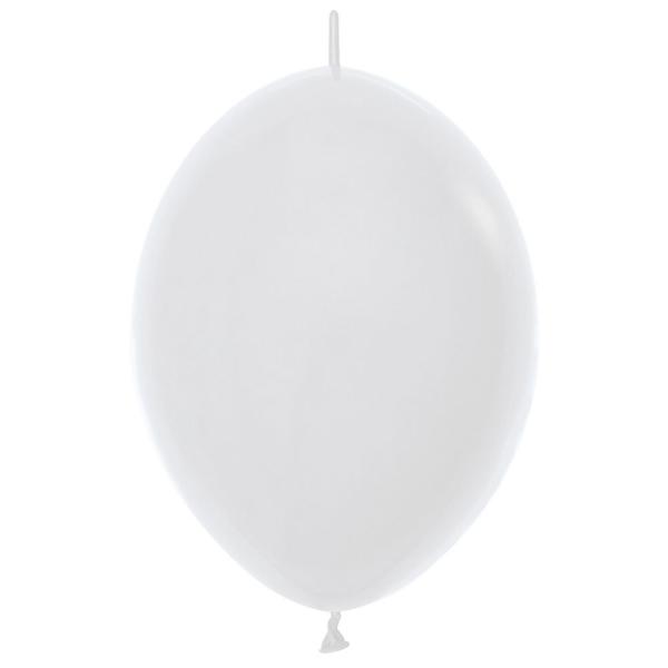 Länkande Latexballonger Vit