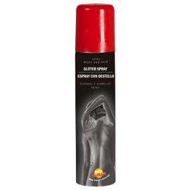 H&aring;r- och Kroppsf&auml;rg Glitter Spray R&ouml;d
