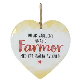 Farmor Keramikhjärta