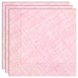Komposterbara Servetter Rosa Solid Color