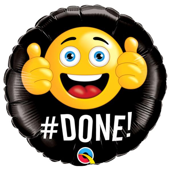 Folieballong Smileyface Done
