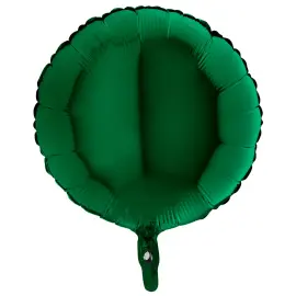 Folieballong Rund Mörkgrön