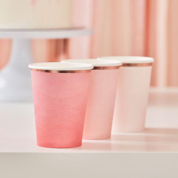 Pastellrosa Ombre Muggar