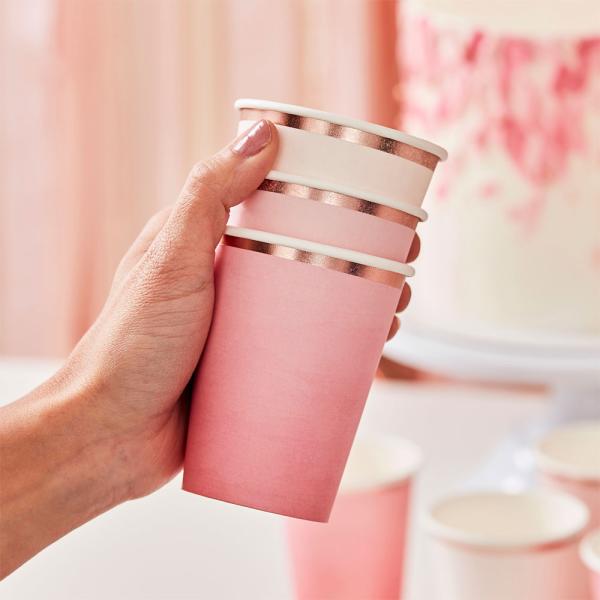 Pastellrosa Ombre Muggar