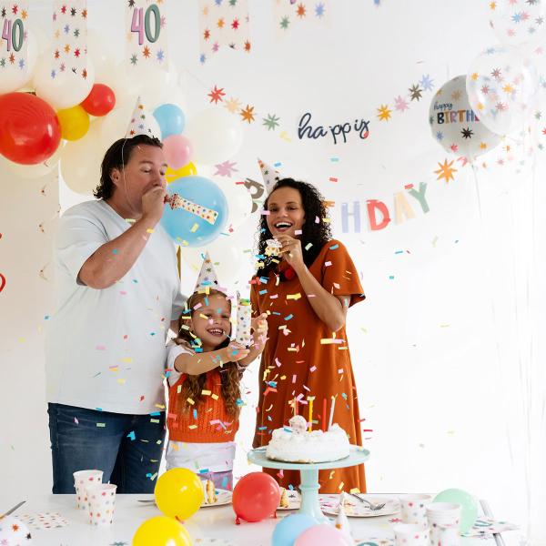 Happy Birthday Tårtljus Stjärnor 11-pack