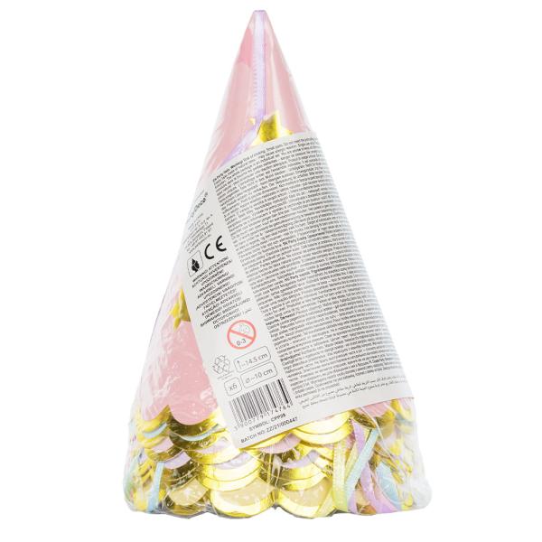 Partyhattar Rosa med Stjärnor