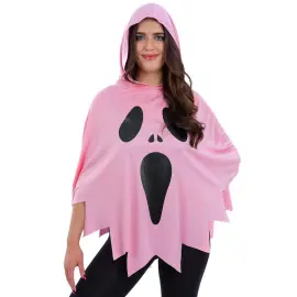 Rosa Spöke Poncho