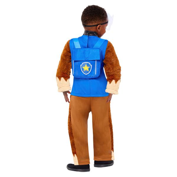 Paw Patrol Chase Dräkt Deluxe Barn