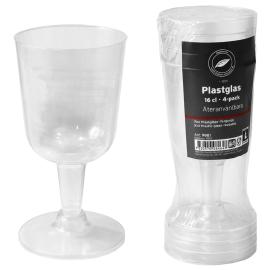 Vinglas Plast 16 cl 4-pack