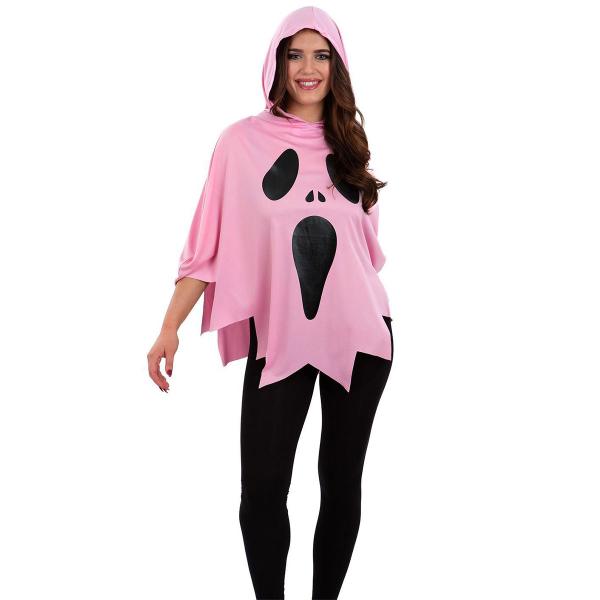 Rosa Spöke Poncho