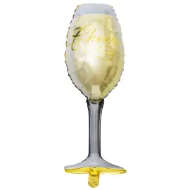 Folieballong Vinglas Cheers