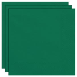 Pappersservetter M&ouml;rkgr&ouml;n 20-pack