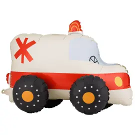 Folieballong Ambulans St&aring;ende 68 x 48 cm