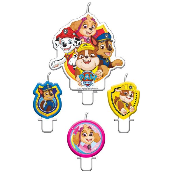 Paw Patrol Party Tårtljus