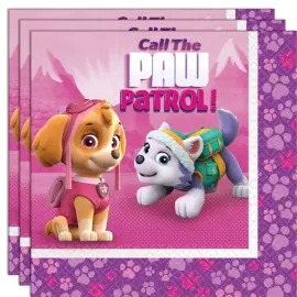 Paw Patrol Servetter Rosa