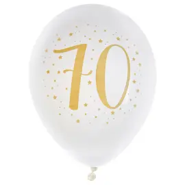 70 Års Ballonger Stjärnor