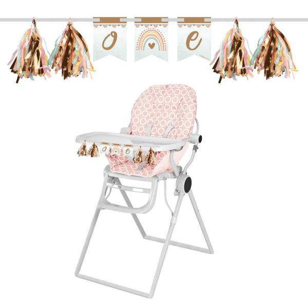Boho Rainbow One Dekoration till Barnstol