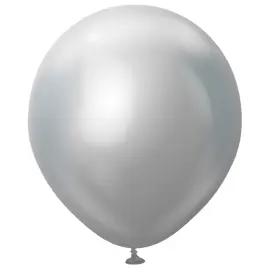 Latexballonger Kromsilver 45 cm