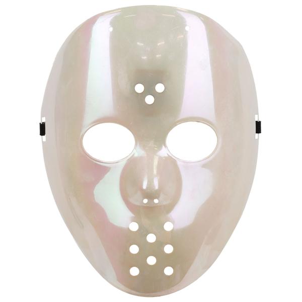Hockeymask Iriserande Vit