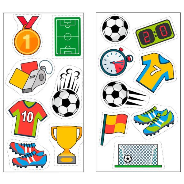 Fotboll Ätbara Dekorationer