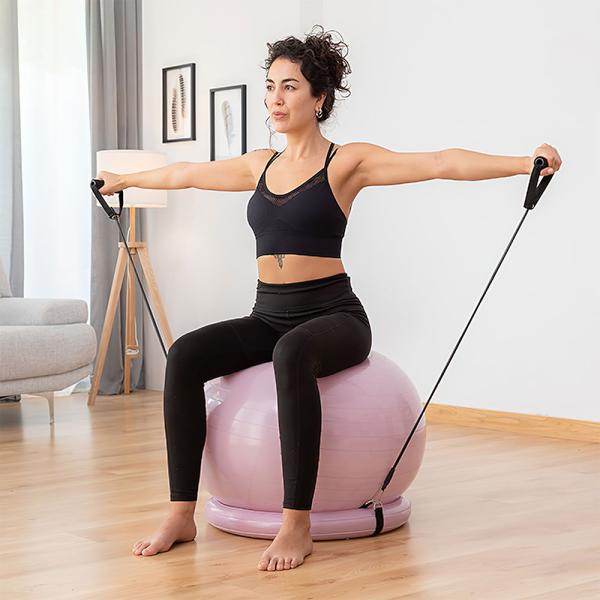 Yogaboll med Motståndsband