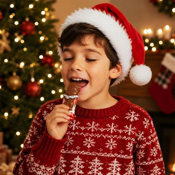 Chokladfigurer Jultomte