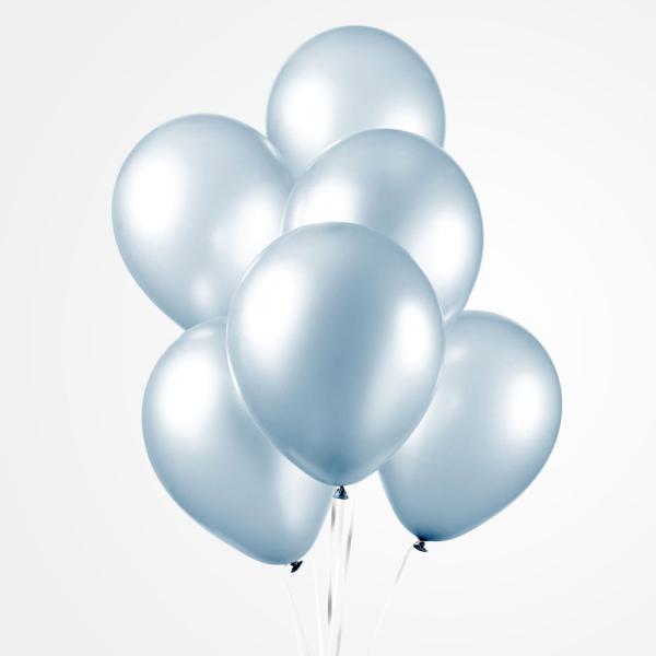 Pearl Ljusblåa Ballonger
