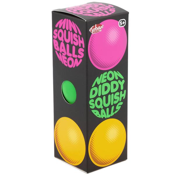 Neon Stressbollar 3-pack