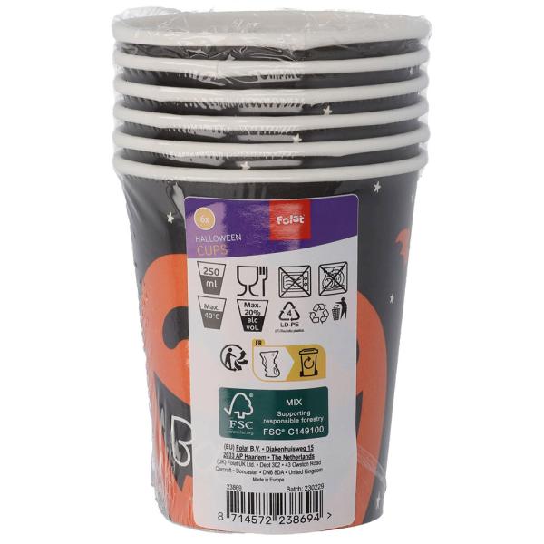 Pappersmuggar Halloween 6-pack