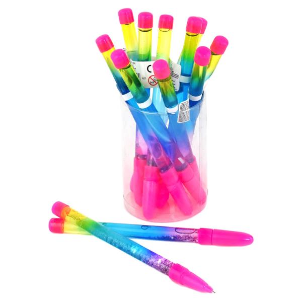 Penna Glitterstav Regnbåge
