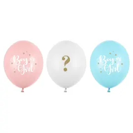 Latexballonger Boy or Girl 50-pack