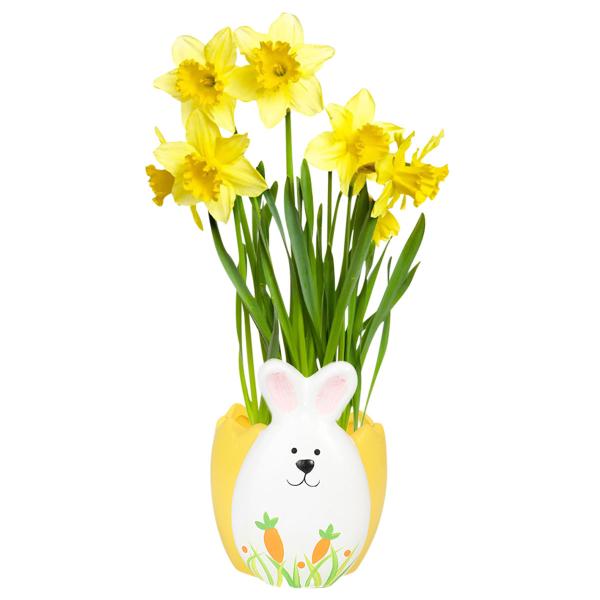 Kruka Påskkanin 9x7 cm