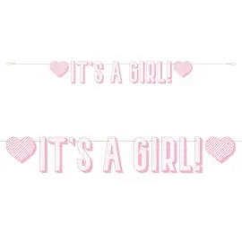 It's a Girl Girlang Rosa & Vit