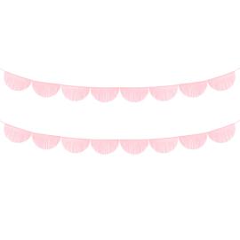 Fransad Pappersgirlang Rosa
