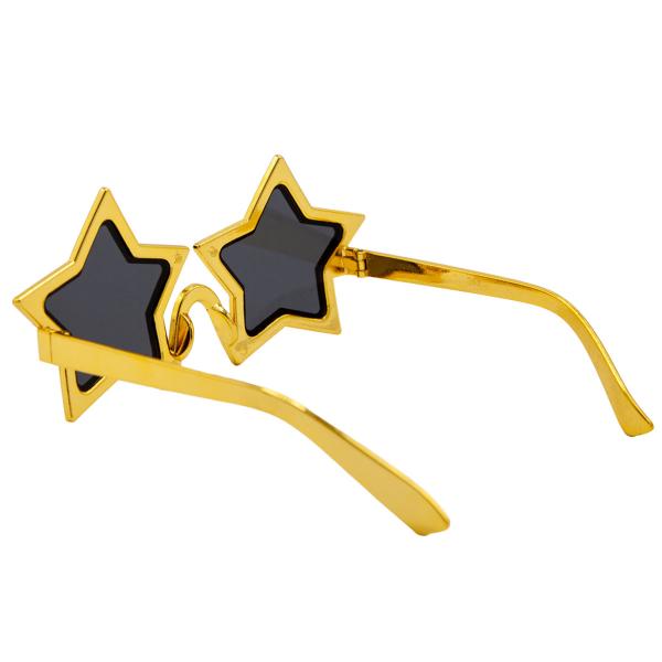 Stjärnformade Glasögon Guld