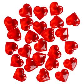 R&ouml;da Kristallhj&auml;rtan 25-pack